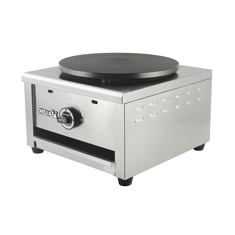 Stainless Steel Teflon Coated Natural Gas/LPG Crepe Maker Machine